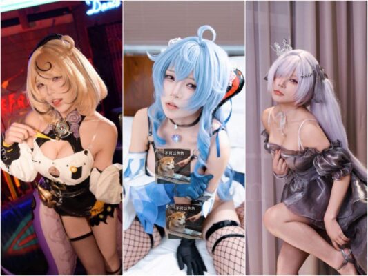 月亮hoshi Cosplay写真合集 12套-秀人网